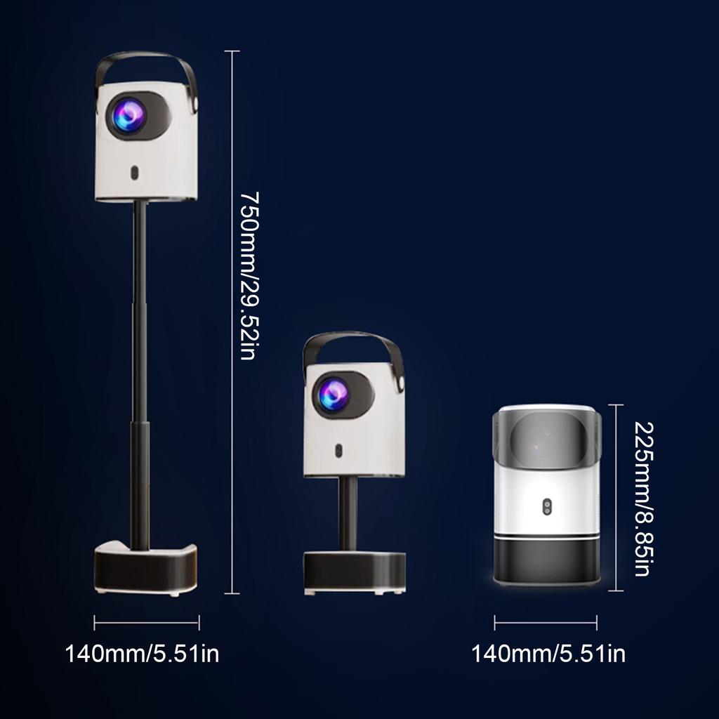 TS 2 Projector 1080P Home Theater Android 11 Video Projector Support 4K Decoding 100in Display Same Screen Technique