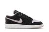 Jordan 1 Low SE Black Iced Lilac (GS) Sneakers