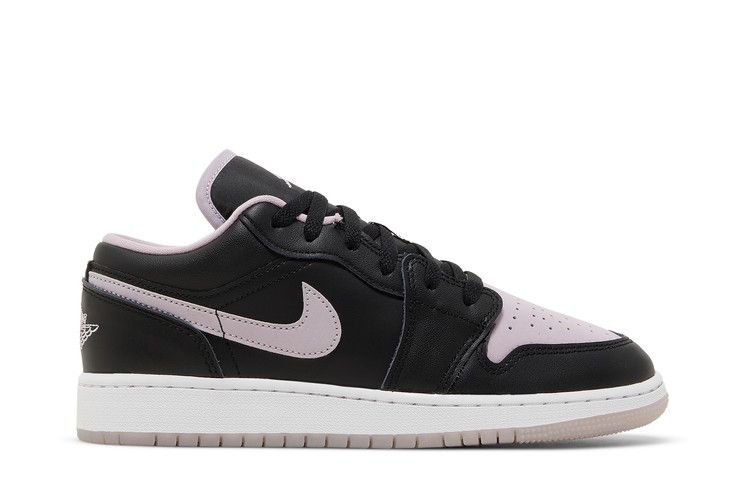 Jordan 1 Low SE Black Iced Lilac (GS) Sneakers