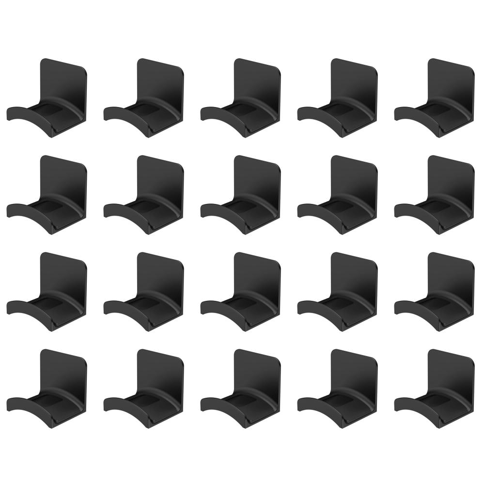 1-20Pcs Universal Headphone Stand Adhensive Plastic Wall Mount Hanger Rack Under Desk Headset Holder Gaming Earphone Bracket