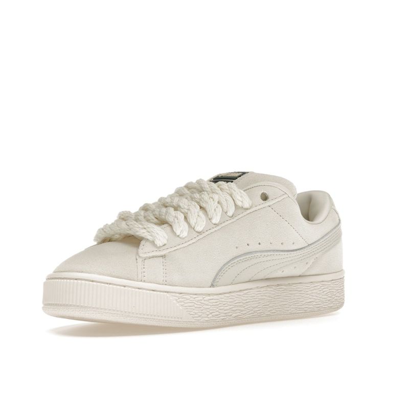 Puma Suede XL Rope Men Sneakers Cream Frosted-Ivory Vapor-Grey 398708-01