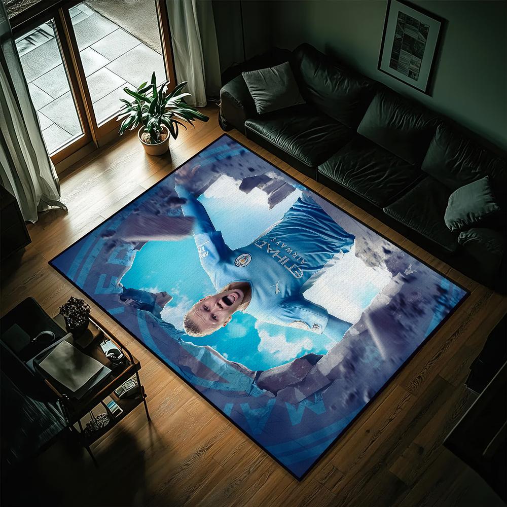 Football Erling Braut Haaland Small Carpet Bedside Kitchen Bath Living Home House Bedroom Floor Mat Doormat Rug Decoration