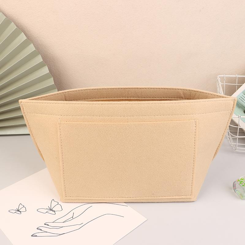 Felt Insert Lining Cosmetic Bag Purse Organizer Insert For Handbags Support Liner Felt Bag Organizer For Purse Tote Bag Insert