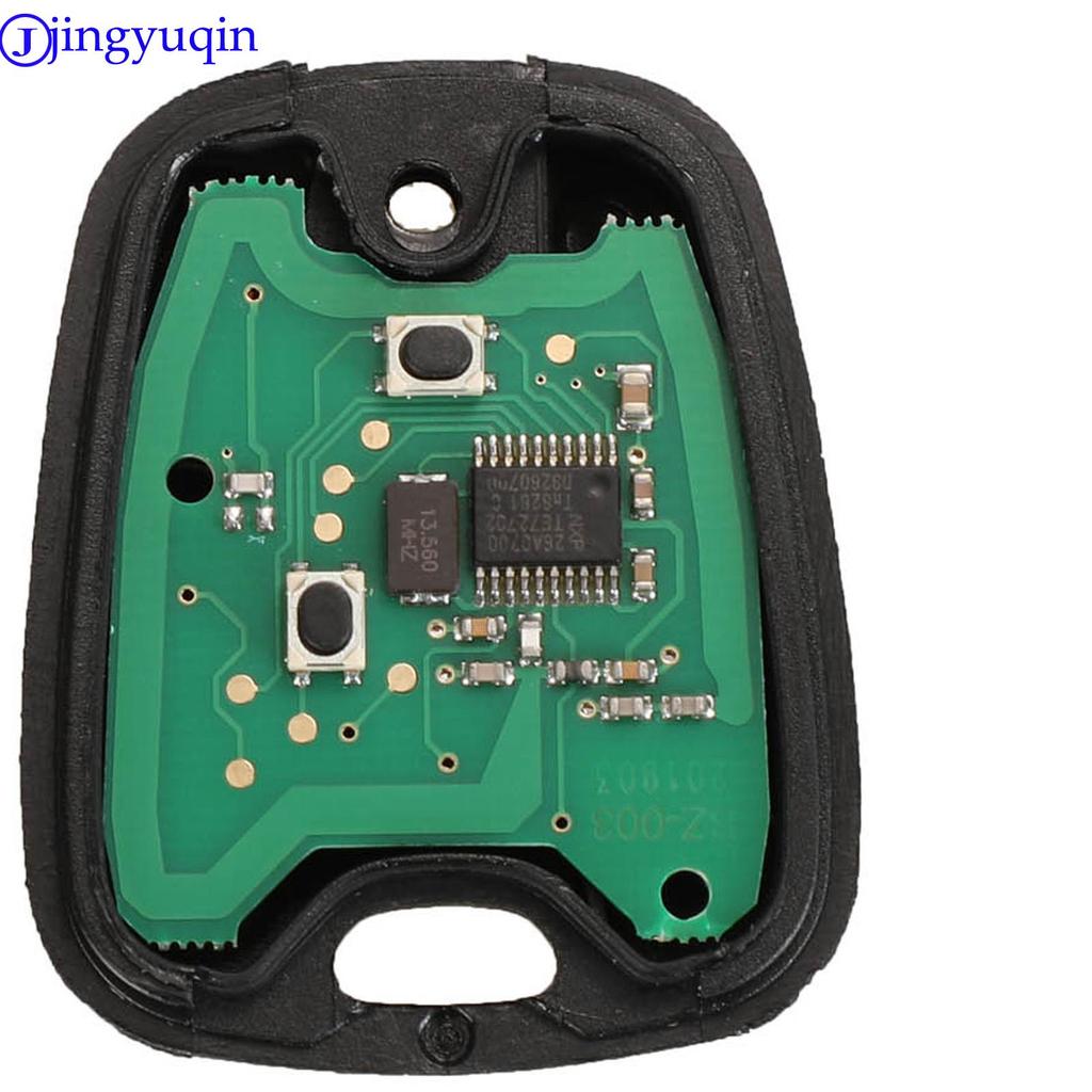 jingyuqin Car remote control Key 2 Buttons ASK 433Mhz For PEUGEOT 207 307 Car Keyless Fob PCF7961 Chip HU83 Blade