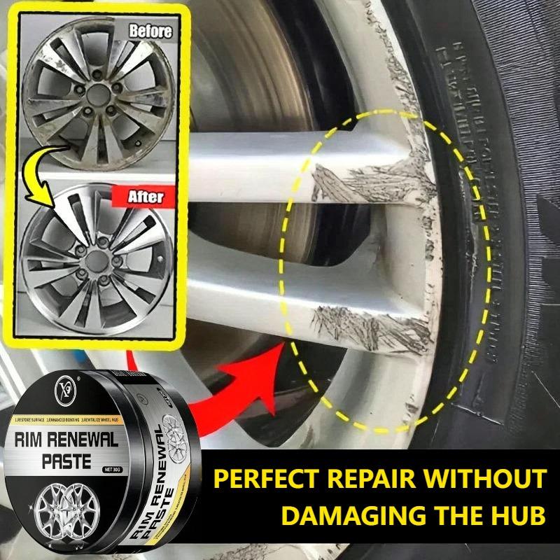 Car Wheel Alloy Rim Scratch Repair Paste Renewal Polish Wax Remove Oxidation Paint Care Refurbish Tool
