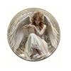 Angel Princess Art Poster Round Plate Metal Tin Sign Vintage Decortaive Tinplate Painting Pin Up Circle Plaque Decor for Bar Pub