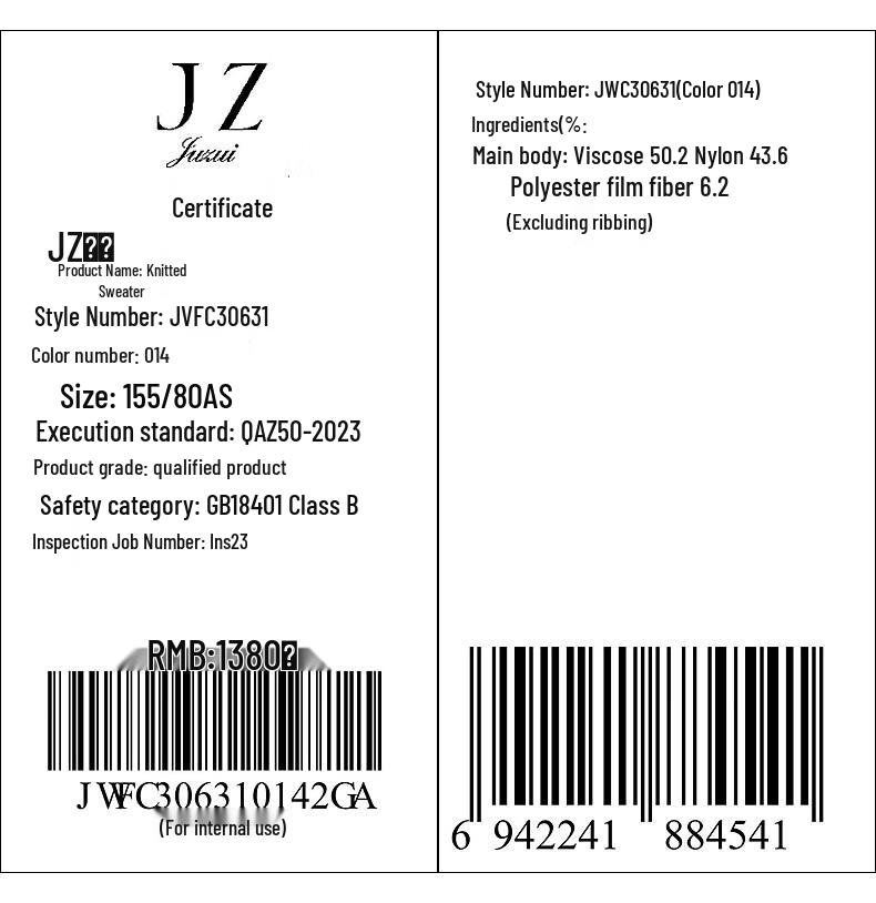 JUZUI Women's 2025 Spring Sweet Knit Pullover Sweater