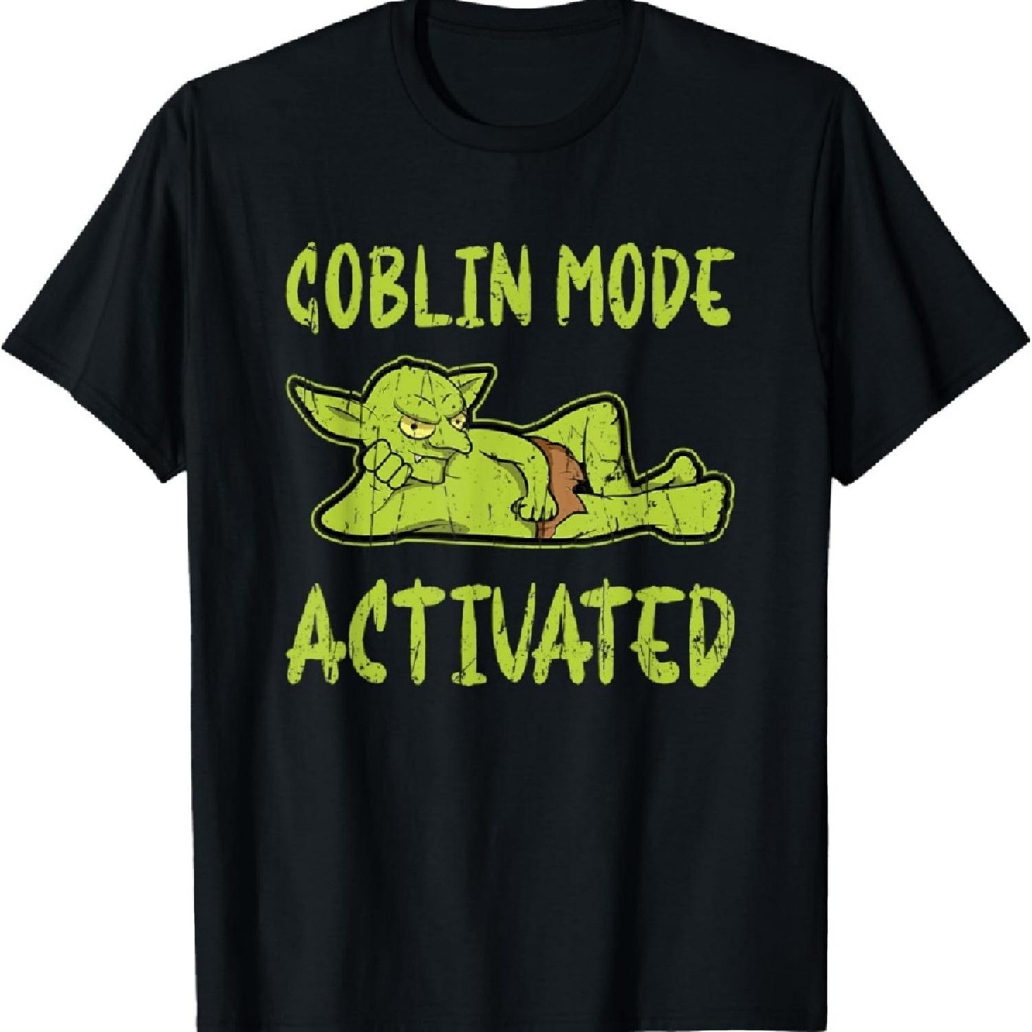 

Активирован режим гоблина - футболка на Хэллоуин с гоблином XXXXXL чёрный