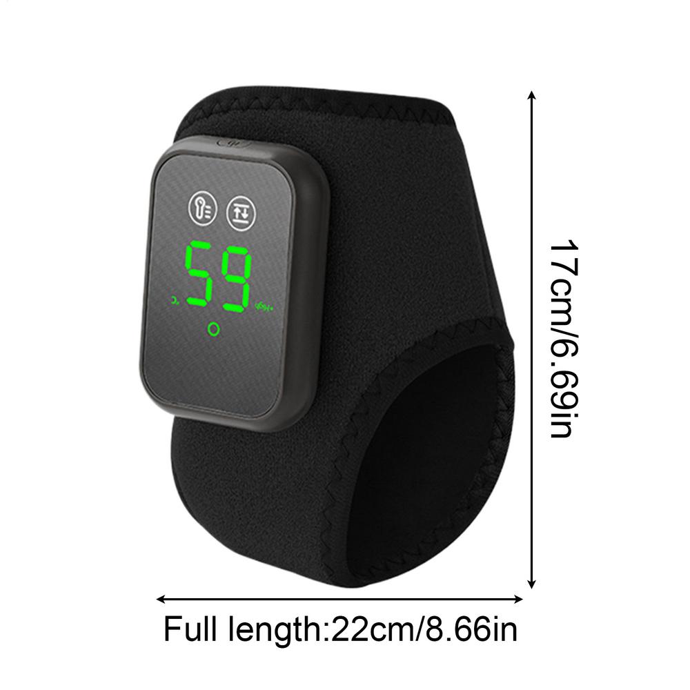 Foot Massager Electric Heating Warmer Wrap Brace Vibration Breathable Foot Ankle Joint Hot Compress Protection For Relaxation