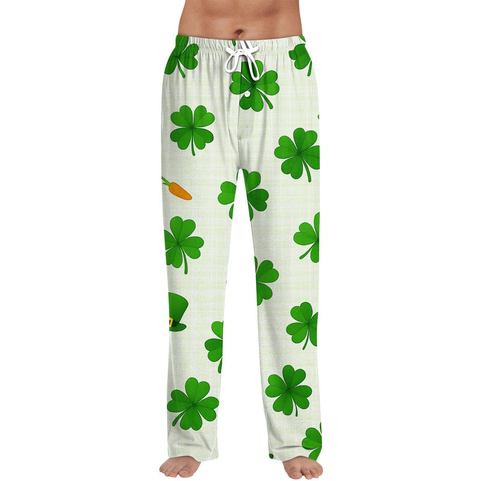 

Мужские длинные брюки на кулиске с принтом, повседневная пижама XXL