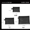 Transparent Mesh Portable Storage Bag for Data Cables, Earphones, Cards - Large Capacity Everyday Organizer