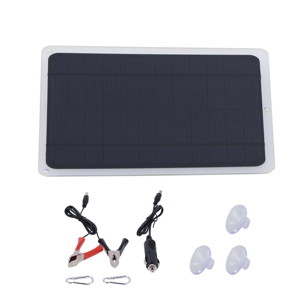 6W 12V Solar Panel Solar Cell Panel Charger Board for Charging Car RV Boat Mobile Phone