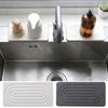 2Pieces Natural Water Absorbing Stone Soap Holder Tray For Bathroom Countertop And Sink Organization Counter Top