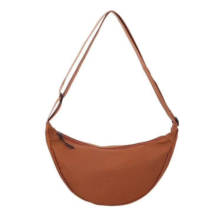 

Nylon messenger bag women s 2025 new trendy dumpling bag lightweight small satchel underarm bag versatile shoulder canvas bag