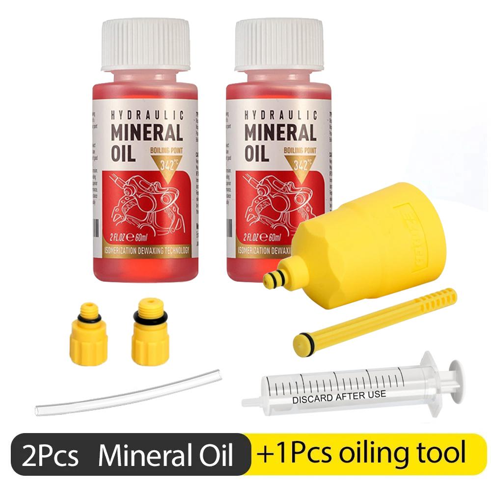 Brake Bleed Kit for Shimano Hydraulic Brakes,Brake Fluid Change Hydraulic Kits,High Performance Brake Fluid Mineral Oil 120ml