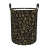 Ancient Egypt God Horus And Anubis Egyptian Pharaoh Dirty Laundry Baskets Foldable Clothes Toys Basket For Home Children's