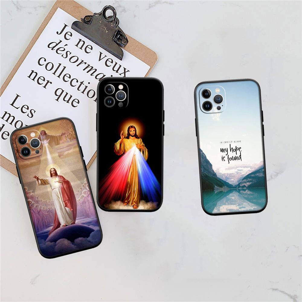 PP10 Bible Verse Jesus Soft Shell Phone Case for Samsung Galaxy S20 S21 S22 Ultra FE + Plus A21S A22 A24 A25 A26 A30 A30S A31