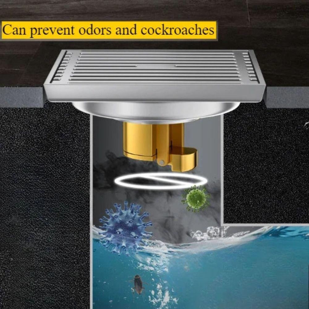Insect-proof Shower Floor Drain Square Drain Filter Sewer Deodorant Floor Drain Core  Toilet