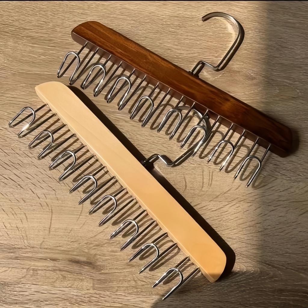 Mehrhaken Holz Schalaufhänger Multifunktional Platzsparend Haken Heim Garderobe Haken Organizer Unterwäsche Schlinge Aufbewahrungsregal