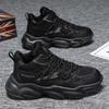 Men's shoes spring new breathable high-top shoes men's trendy versatile platform sports casual running trendy shoes
