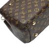 Louis Vuitton Monogram Handbag Shoulder Bag Monogram Canvas Brown Women M41055 Used