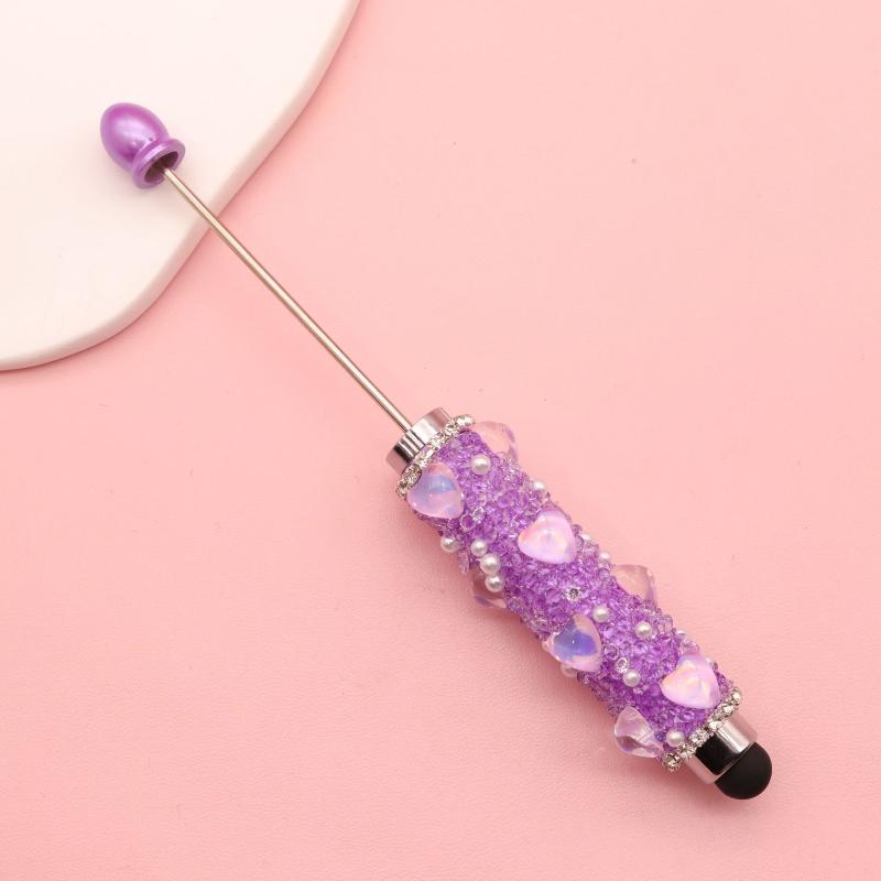 Rhinestone Heart Stylus Pen - Decorative Crystal Touch Screen Pen, Colorful Bling Stylus for Phones/Tablets