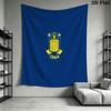 Brøndby IF POSTER Wall Hanging Printed Fabric Blanket Decorative Tapestries for Bedroom Living Room Home Decor
