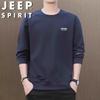 JEEP SPIRIT Herr långärmad t-shirt med rund hals