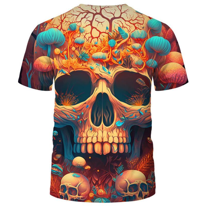 Men s Printed Versatile Top Casual Comfort Short Sleeve Fashion T-Shirts Men’s S