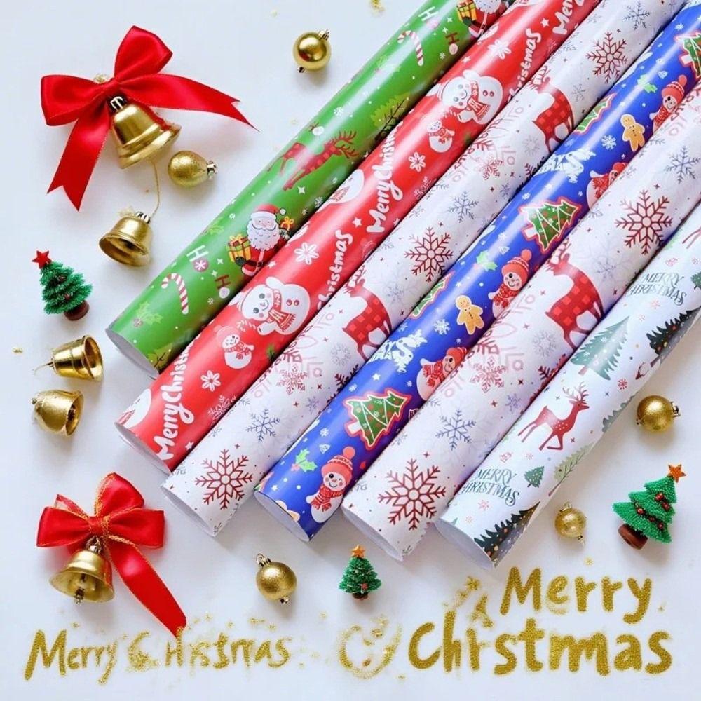 Christmas Trees Gift Wrapping Paper Elk Gift Box Paper Christmas Wrapping Paper  Christmas Party