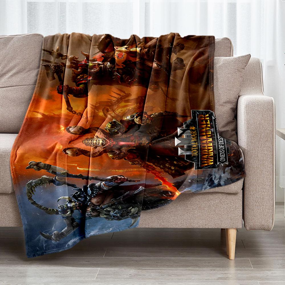 Total War Theme Printed Blanket - Perfect for Couch, Bed, Travel & Outdoor Use | Machine Washable, Cozy & Durable.