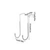 Stainless Steel Bedside Cabinet Door Dormitory Double Hook S-Shaped Hook To Hang Clothes Bathroom Kitchen Hanger Behind The Door