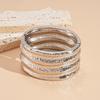 Metal Wide Open Bangle Zinc Zinc Alloy Exaggerated Bracelet Exaggerated Cuff Bangles  Gift