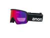 Anon Nesa S Snow Goggles + Bonus Lens + MFI Face Mask (Low Bridge Fit) (Frame: Black, Lens: Perceive Sunny Red, Spare Lens: Cloudy Burst)