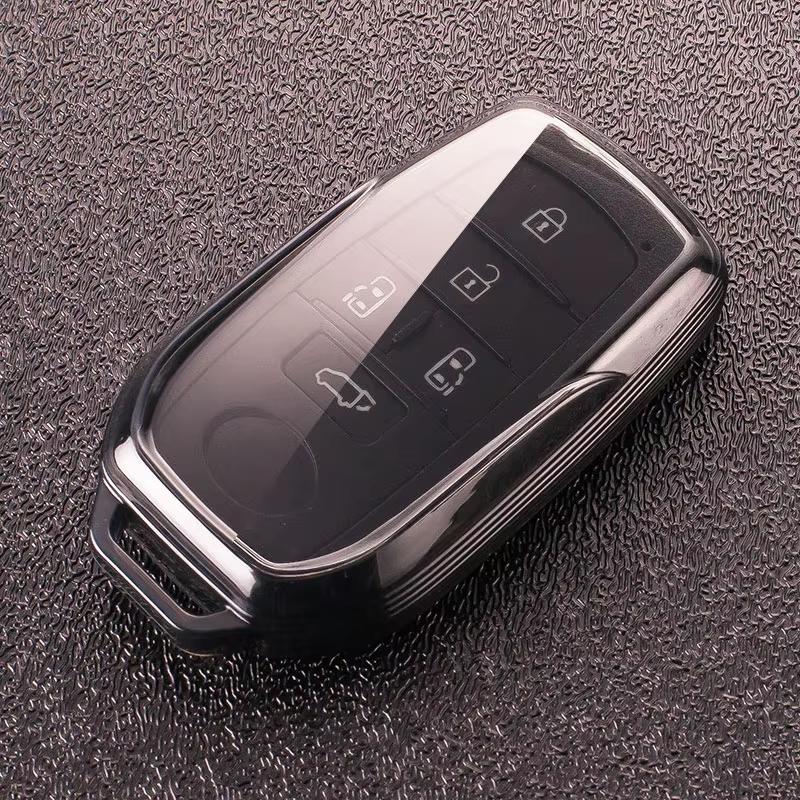 

Transparent Black Soft Tpu for Toyota Alphard PREVIA RAV4 Voxy Noah Esquire Vellfire Harrier 3 4 5 6 Button Car Key Case Cover