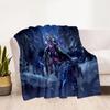 World of Warcraft Pattern Oversized Manta Sofa Bed Cover Soft and Hairy Blanket Plaid Soft Warm Flannel Throw Blankets Fans Gift