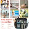 All Purpose Transparent Net Fabric Tote Bag Water Resistant Multipurpose Storage Pouch for Fitness Beach Trip and Travel