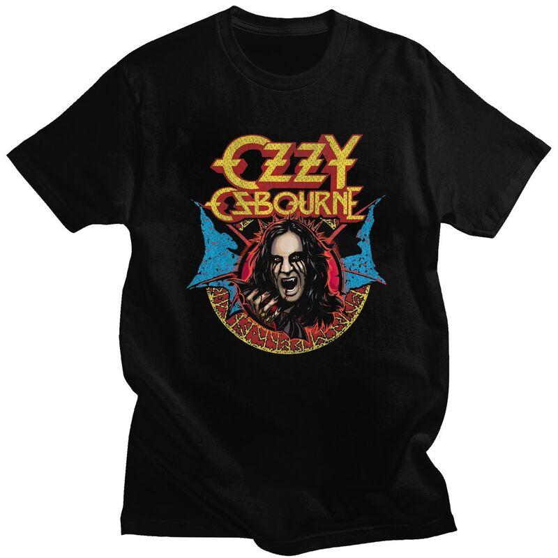 

Custom Heavy Metal Rock Ozzy Osbourne T Shirt for Men 100 Cotton Tshirt Tee Short Sleeves Tshirt Clothing Gift XL
