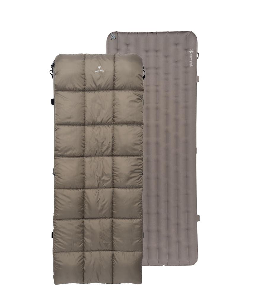 Snow Peak System Offton Wide Mat Set Includes Comforter and Ideal for Disaster and Cold Perfect for Outdoor and Fishing (BD-071) - Mattress,