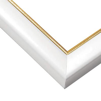 Wooden Puzzle Frame Woody Panel Excellent Gold Line Gold Molding Shine White 49×72cm Panel No.10-D Hanging Rope Point Ticket UV-Cut Cover