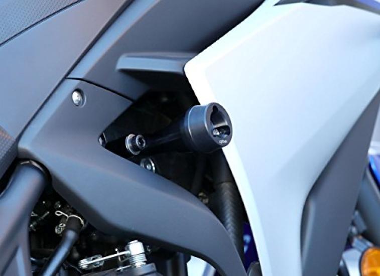 Kijima Motorcycle Parts Body Slider Black YAMAHA YZF-R25/YZF-R3 405-3101