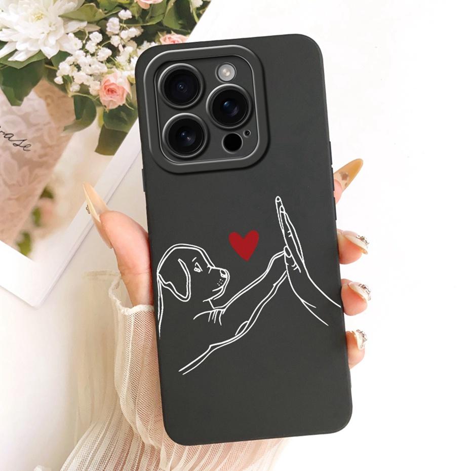New Fashion Phone Case For iPhone 16 Pro Max iPhone16 16Pro Soft Silicone Cases For iPhone 16ProMax Shockproof Covers Bumpers
