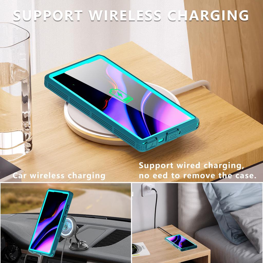 Nuova custodia impermeabile IP68 Real Military per Samsung S25 S24Ultra Plus Nuoto Immersione Subacquea Esterna Copertura Protettiva Completamente Sigillata