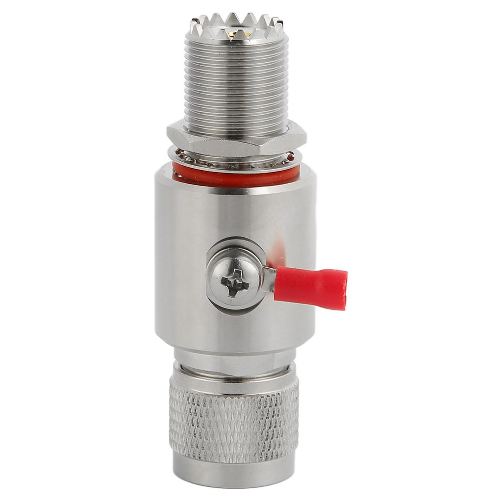 Lightning Arrestor UHF Coaxial Lightning Surge Protector for CB Radio HAM Radio Gear 2 Way Base Stations