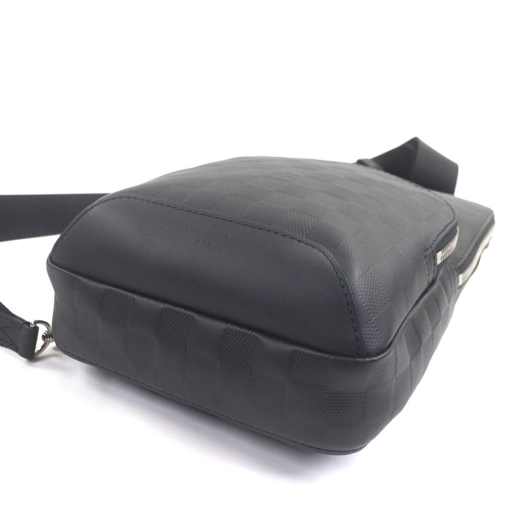 Pristine LOUIS VUITTON Sling Bag Damier Infini Avenue Sling Bag Leather N41720 Used