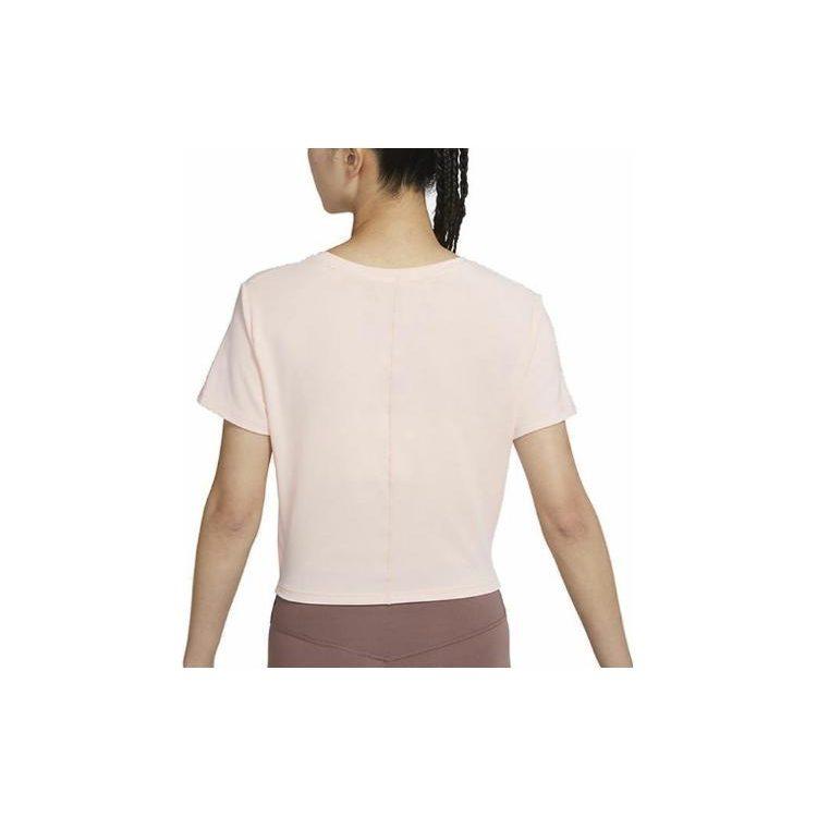 Nike T Shirts Women's Pink Crew Neck Thin DZ3034-626