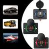 12-24V QC3.0/3.1A Doppel-USB-Ladegerät Steckdosenadapter Lade Panel Halterung für Motorrad Auto Boot ATV UTV Wohnmobil Wohnwagen