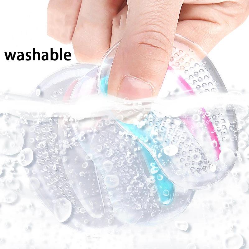 2Pcs/4Pcs High Heels Silicone GEL Invisible Forefoot Pads for Sandals Half Size Pads Non-slip Stickers Thickened Self-adhesive