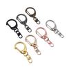 Multi Color D Ring Swivel Clasps Keychain Findings For DIY Projects Materials