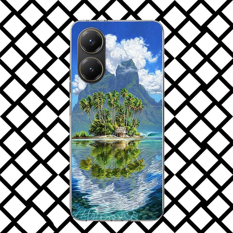 

Summer Beach Sunset Sea Palm Tree Phone Case for Xiaomi Poco F7 Ultra X7 X6 X5 Pro X4 Gt M8 M7 Redmi 15 15C 13 13C 12 12C Soft C Redmi 12